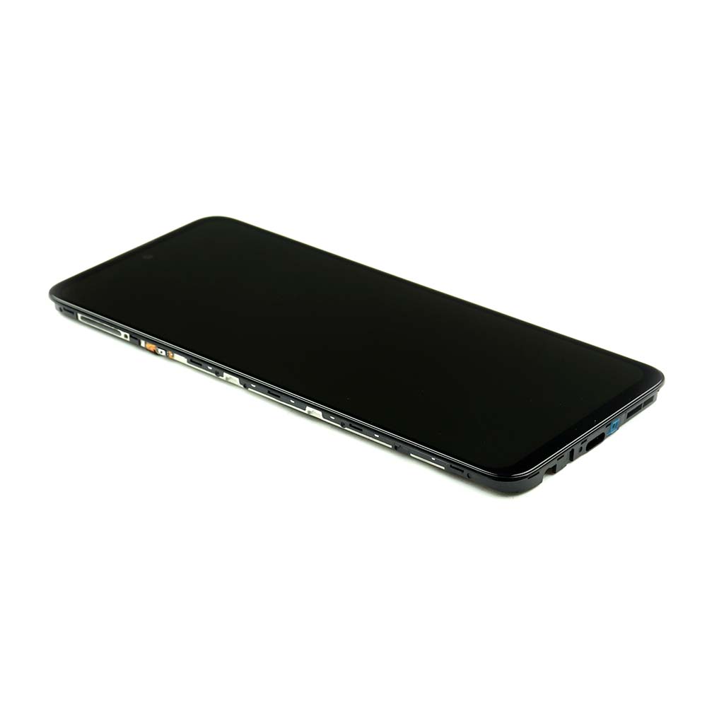 Display Complete with Housing For Motorola Edge 20 Lite Black Service Pack