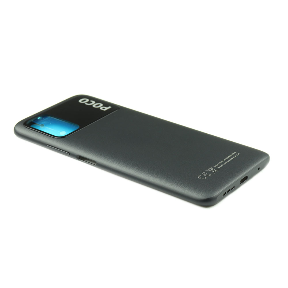 Back Cover For Xiaomi Poco M3 Black Service Pack