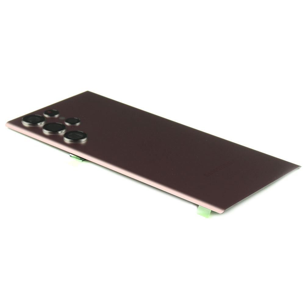 Back Cover For Samsung Galaxy S22 Ultra (SM-S908B) Burgundy Service Pack