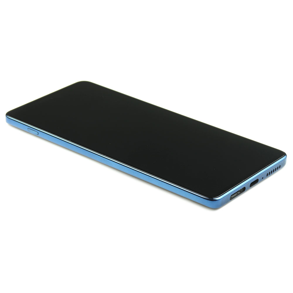 Display Complete with Housing For Motorola Edge 20 Pro Blue Service Pack