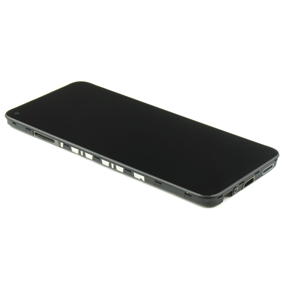 Display Complete with Housing For Xiaomi Redmi Note 9T Black Service Pack