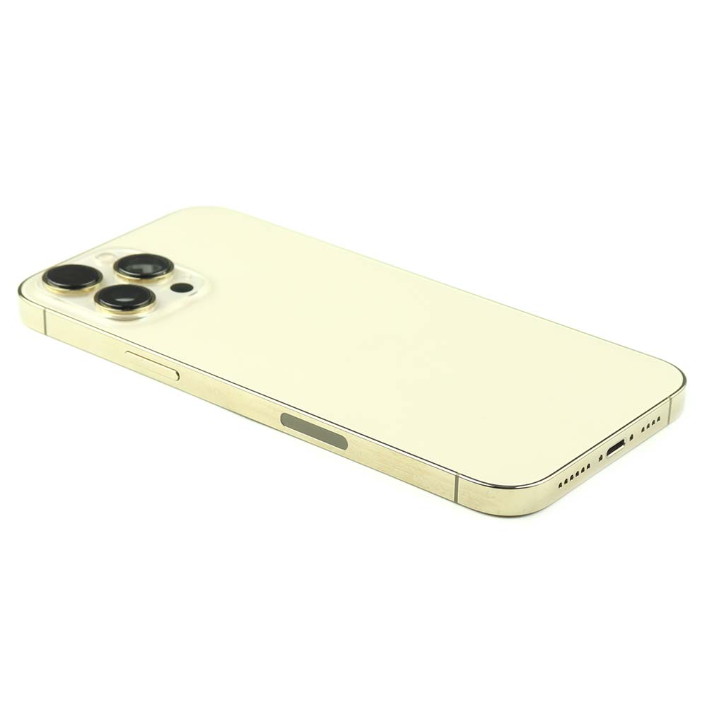 Rear Housing with small parts (US Version) For iPhone 13 Pro Max Gold Pulled