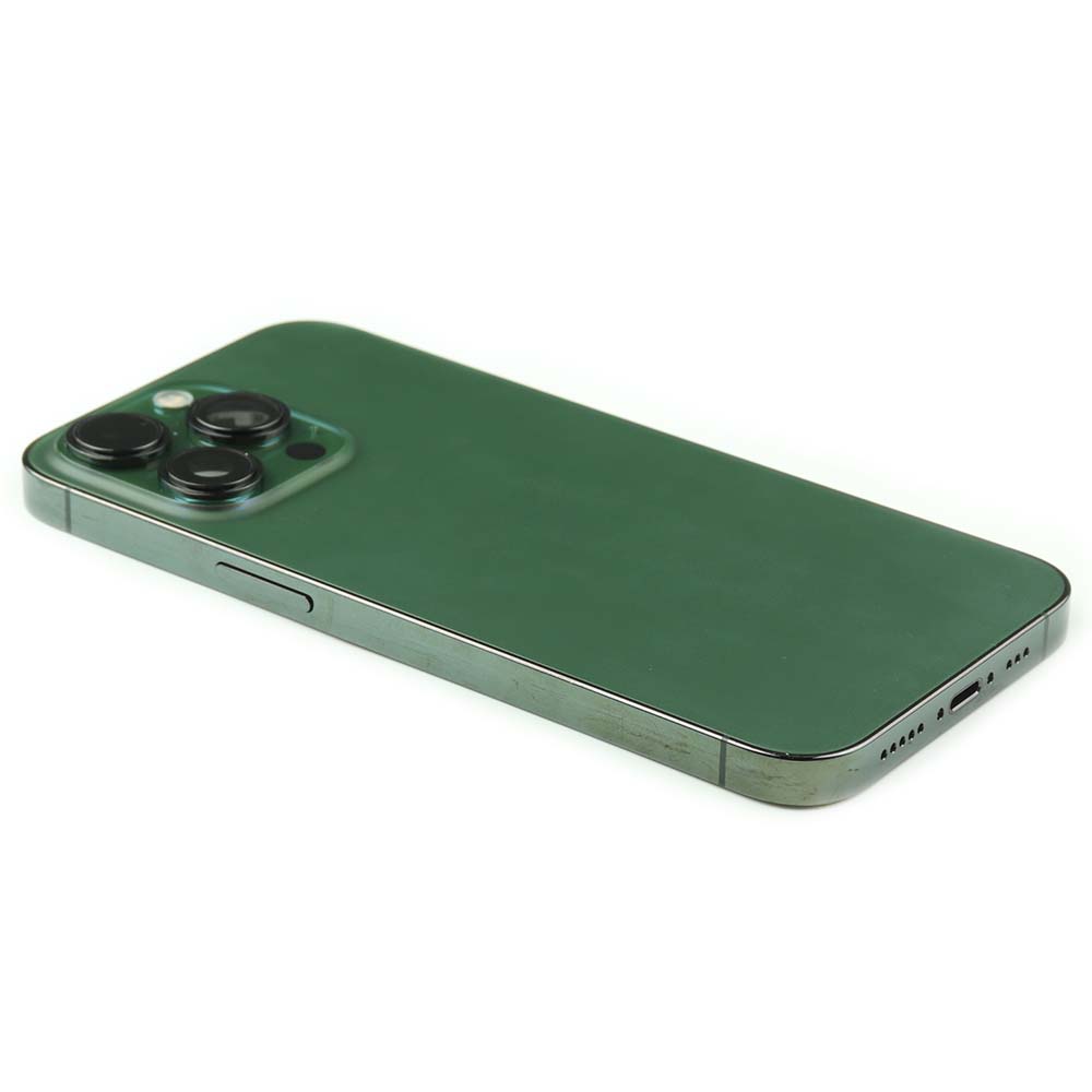 Rear Housing with small parts (US Version) For iPhone 13 Pro Green Pulled