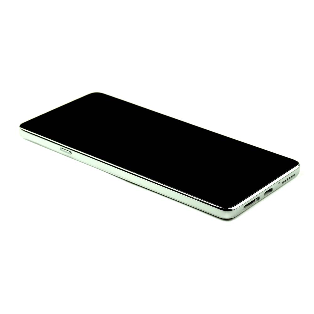 Display Complete with Housing For Motorola Edge 20 White Service Pack