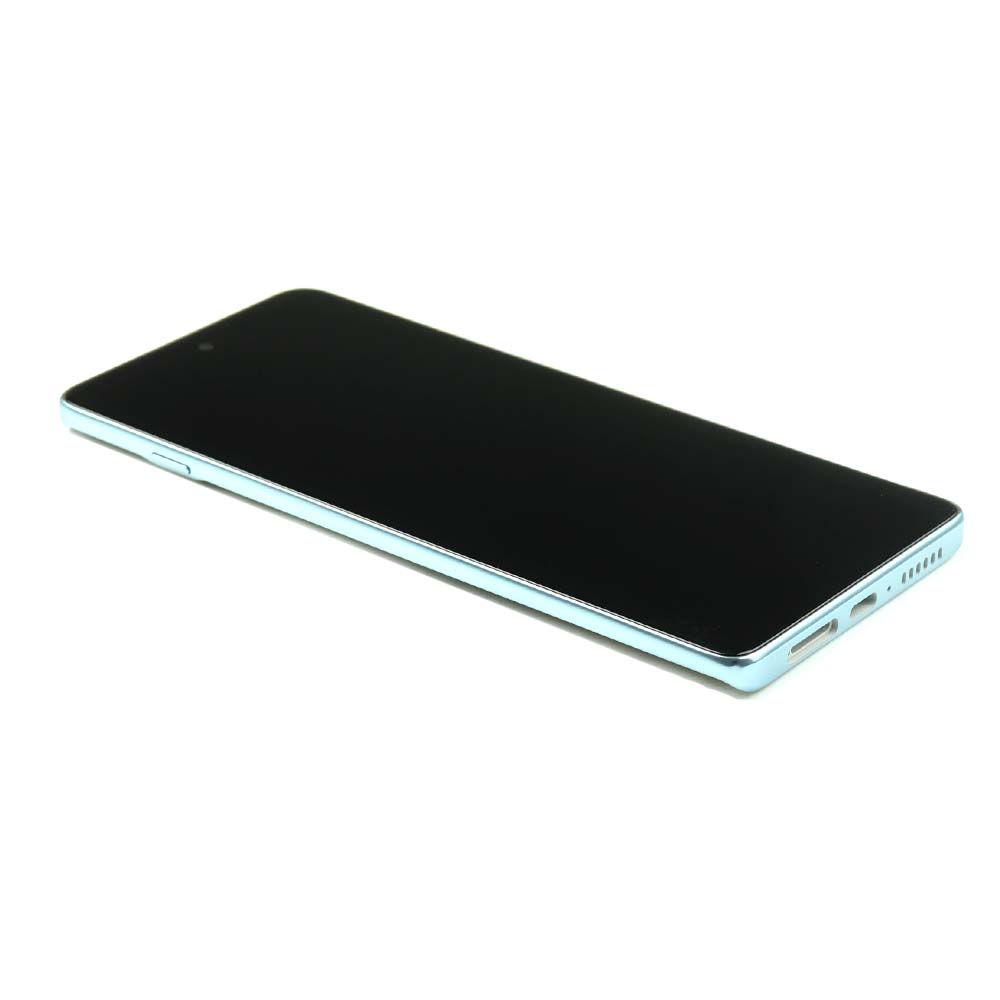 Display Complete with Housing For Motorola Moto G200 Green Service Pack