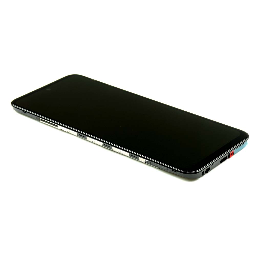 Display Complete with Housing For Motorola Moto G71 Black Service Pack