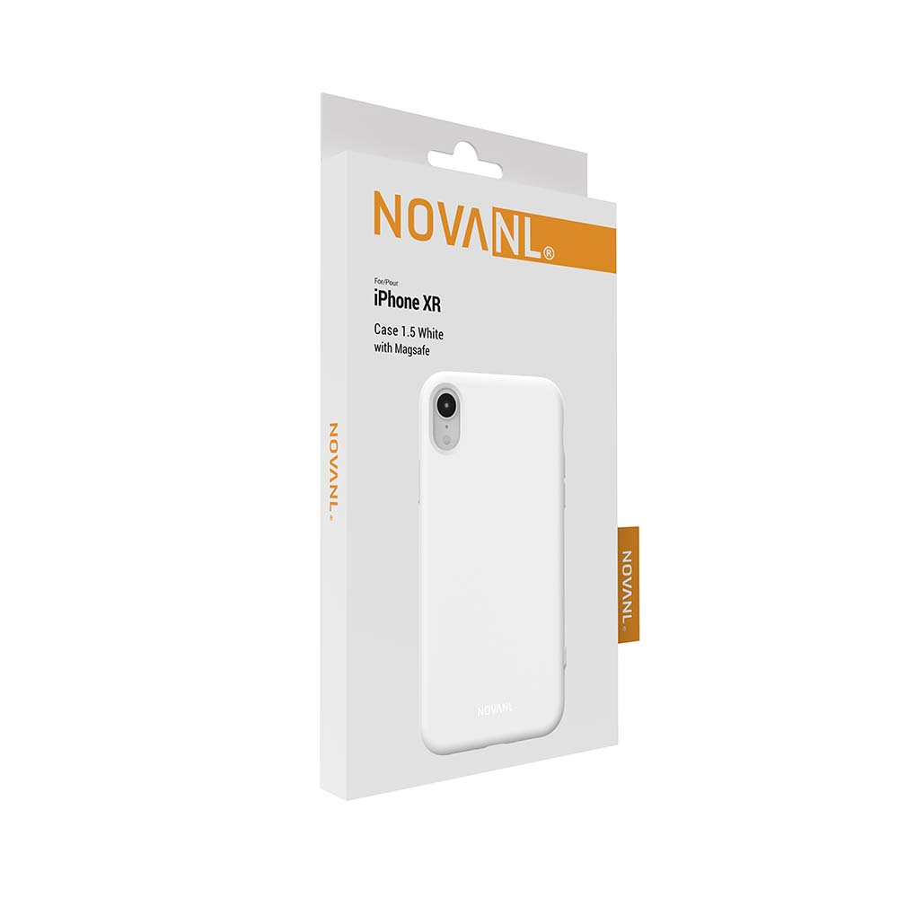 NOVANL SoftTouch Case (incl. Magnetics) For iPhone XR White