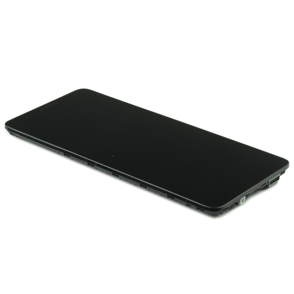 Display Complete with Housing For Samsung Galaxy A01 Core Black Service Pack