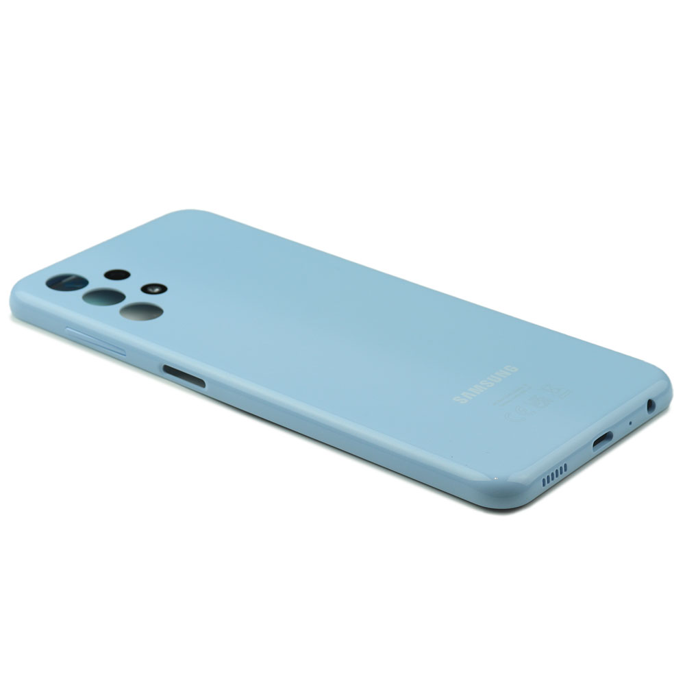 Back Cover For Samsung Galaxy A13 4G Light blue Service Pack