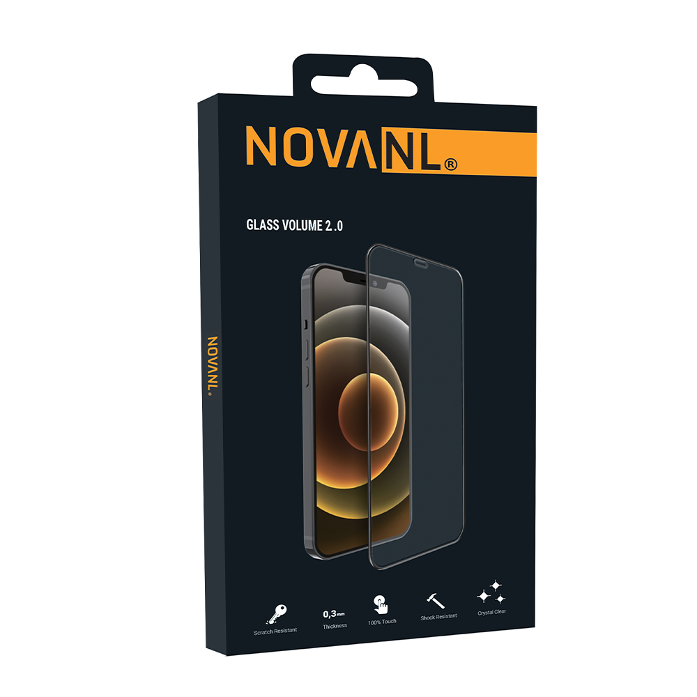NOVANL GlassProtector Pro (Edge to Edge) For iPhone 8 White