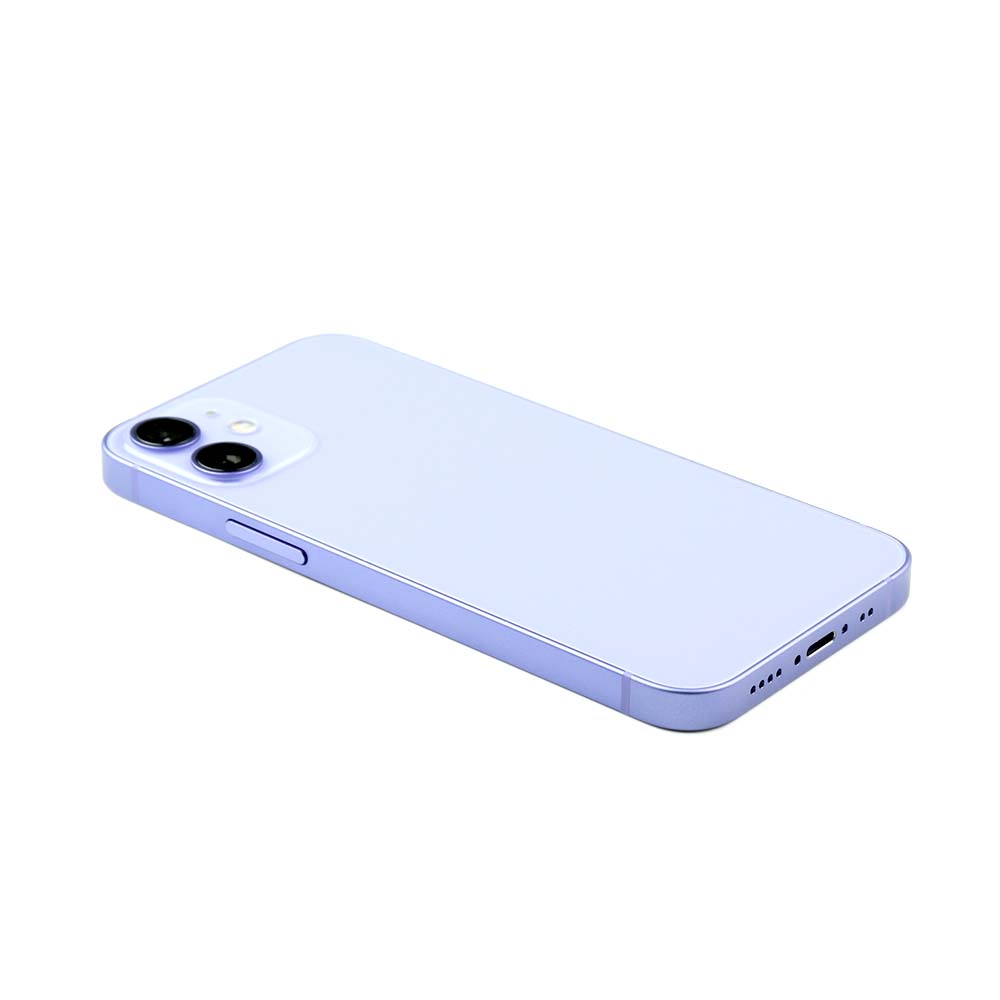 Rear Housing With Parts (US Version) For iPhone 12 Mini Purple Pulled