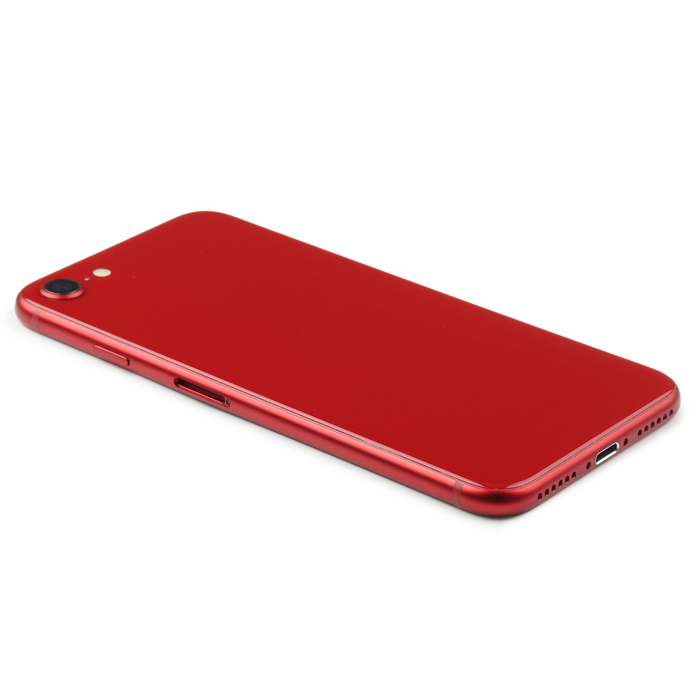 Rear Housing with small parts For iPhone SE 3 2022 Red Pulled