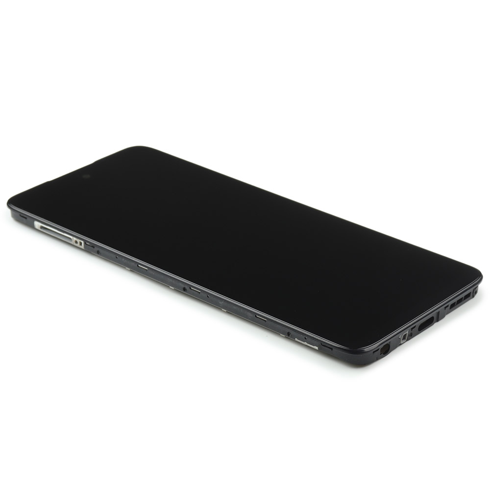 Display Complete with Housing For Motorola Moto G62 Black Service Pack