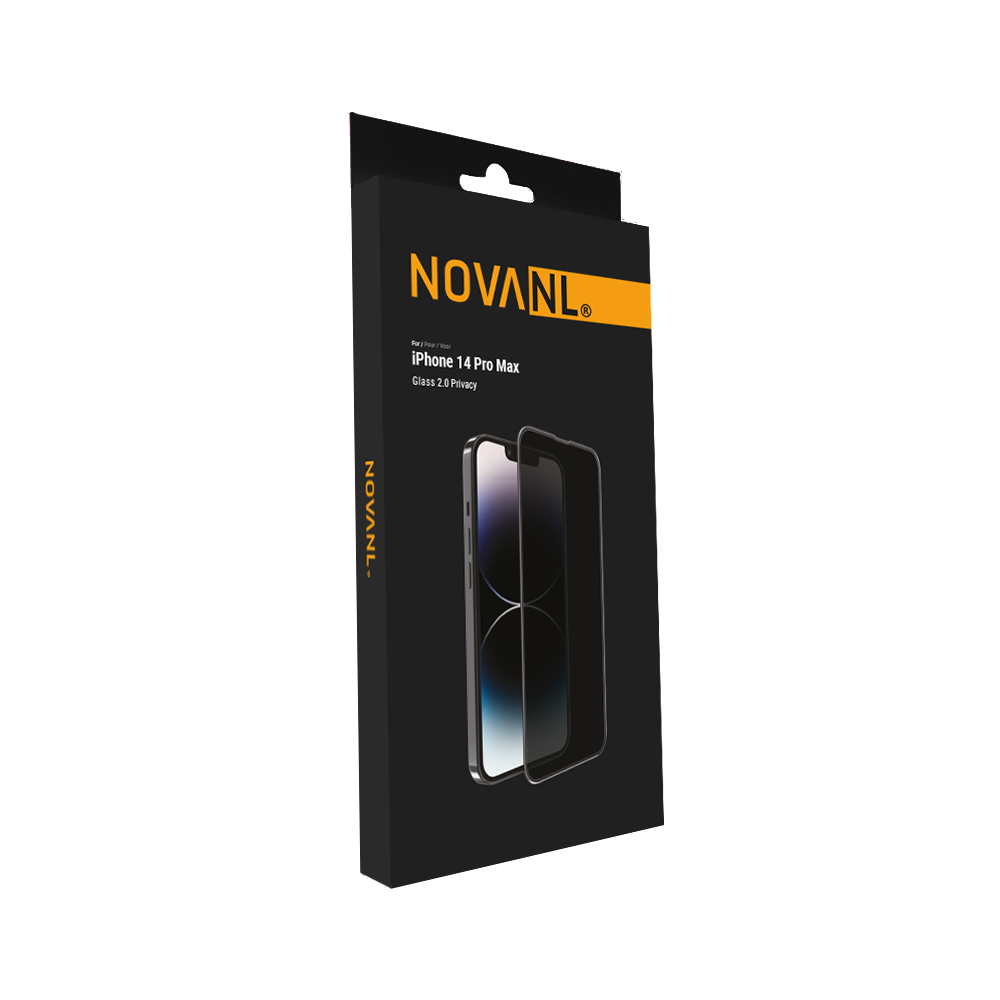NOVANL GlassProtector Pro Privacy (Edge to Edge) For iPhone 14 Pro Max