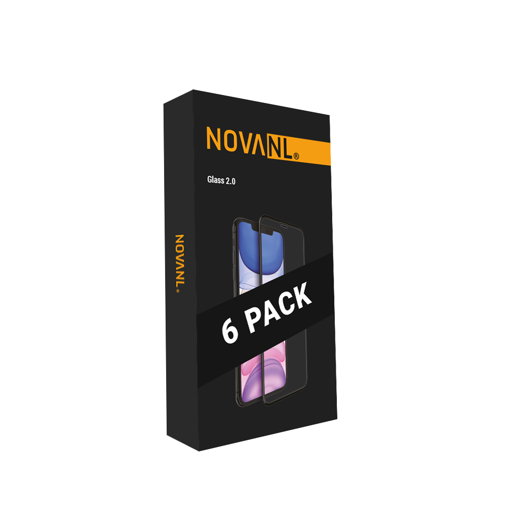 NOVANL GlassProtector Pro (Edge to Edge) (6 Pack) For iPhone 11 Pro Max