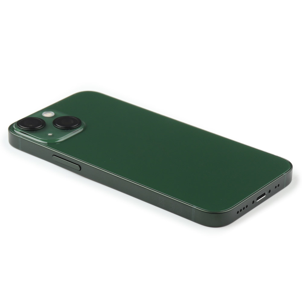 Rear Housing with small parts (US Version) For iPhone 13 Mini Green Pulled