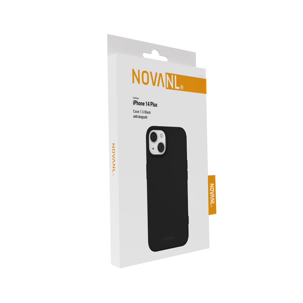 NOVANL SoftTouch Case (incl. Magnetics) For iPhone 14 Plus Black