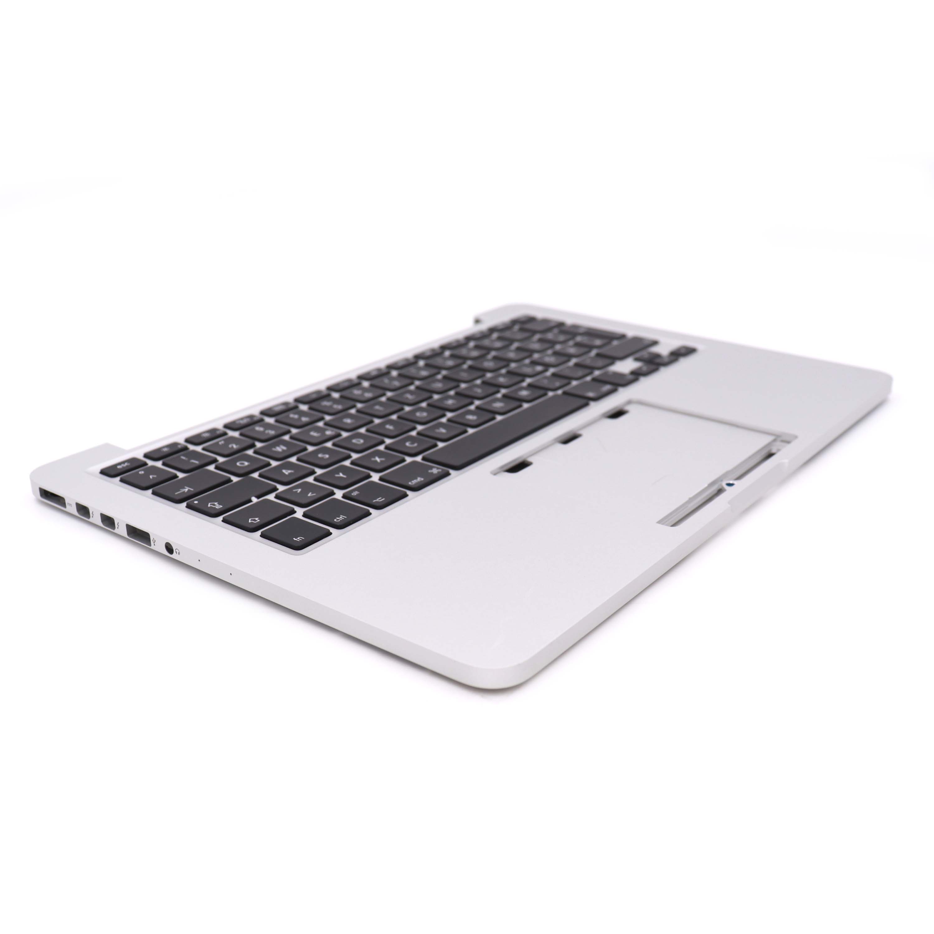 Keyboard Complete with Housing DE For MacBook Pro Retina 13 (A1502) (2013-2014) Silver OEM-Equivalent