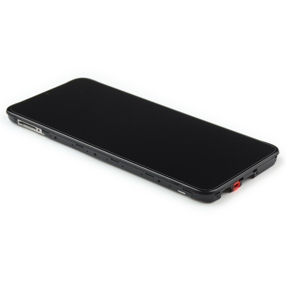Display Complete with Housing Black For Realme C25 Service Pack