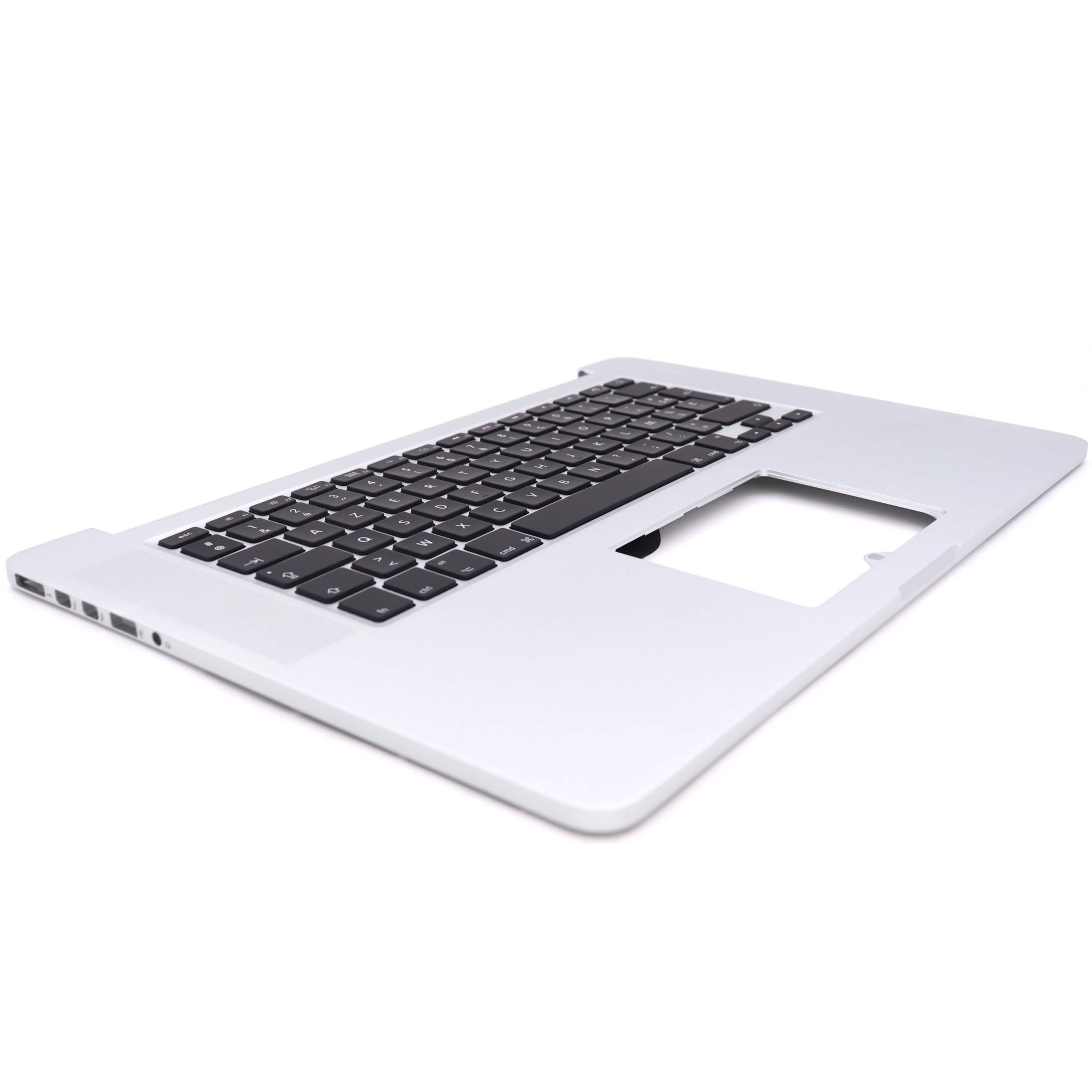 Keyboard Complete with Housing (FR) For MacBook Pro Retina 15 inch (A1398) (2012-2013) Silver OEM-Equivalent