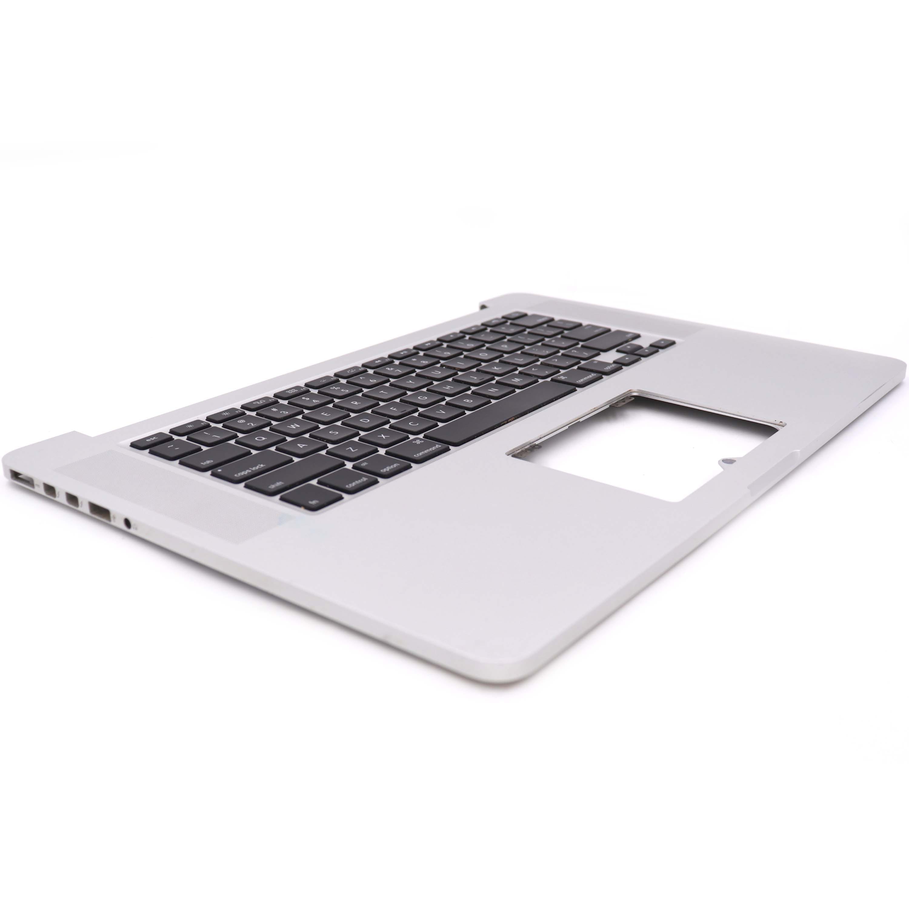 Keyboard Complete with Housing For MacBook Pro Retina 15 inch (A1398) US (2012-2013) Silver OEM-Equivalent
