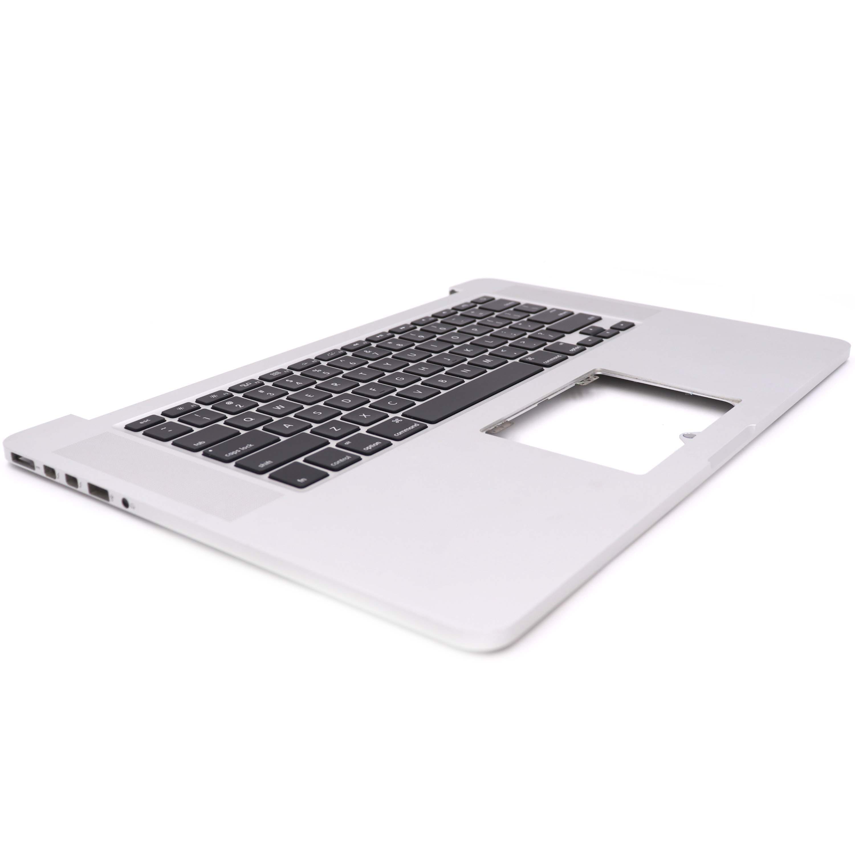 Keyboard Complete with Housing Silver US For MacBook Pro 15 inch (A1398) (2013-2014) OEM-Equivalent