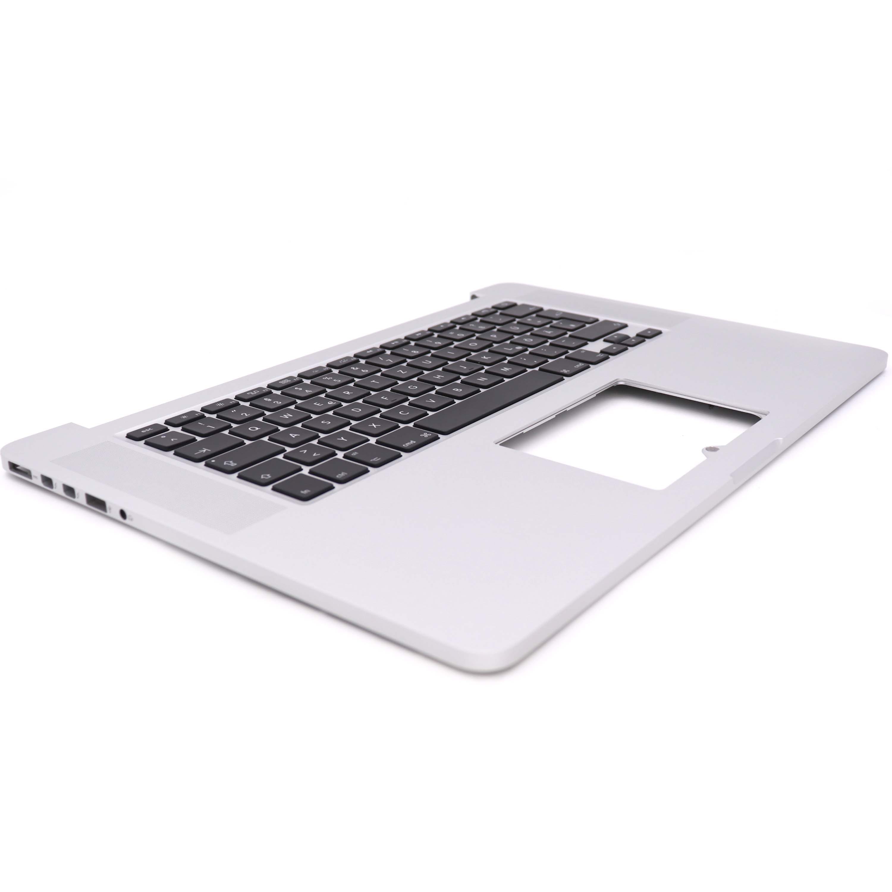 Keyboard Complete with Housing (DE) For MacBook Pro Retina 15 inch (A1398) (2012-2013) Silver