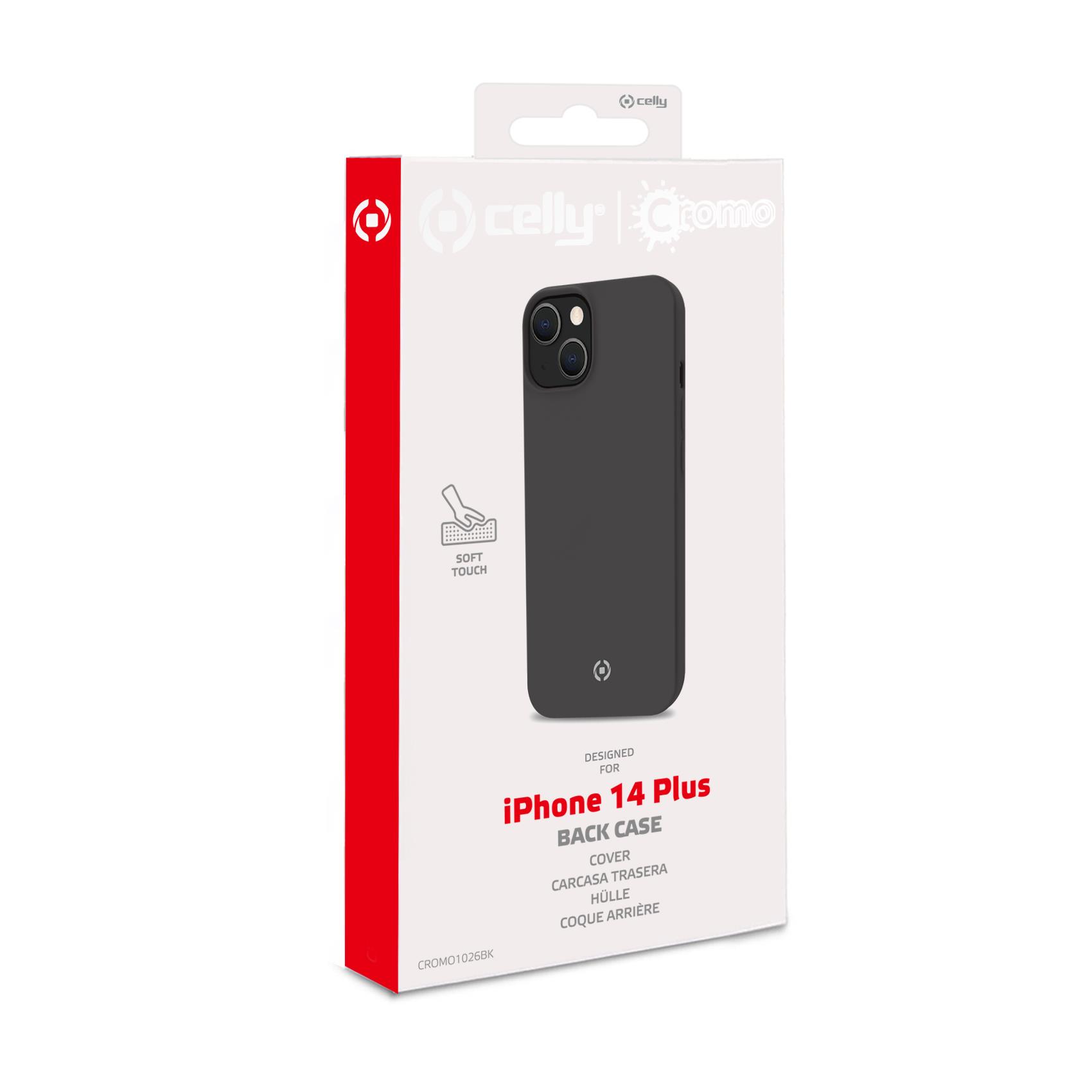 Celly Cromo Case For iPhone 14 Plus Black