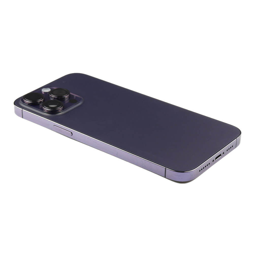 Rear Housing with small parts For iPhone 14 Pro Max Purple Pulled