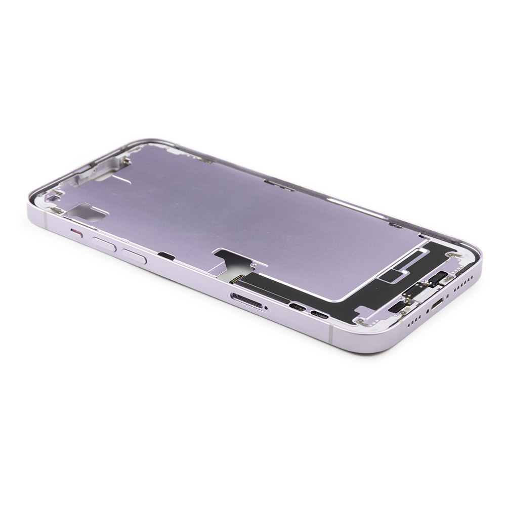 Middle Frame For iPhone 14 Plus Purple Pulled