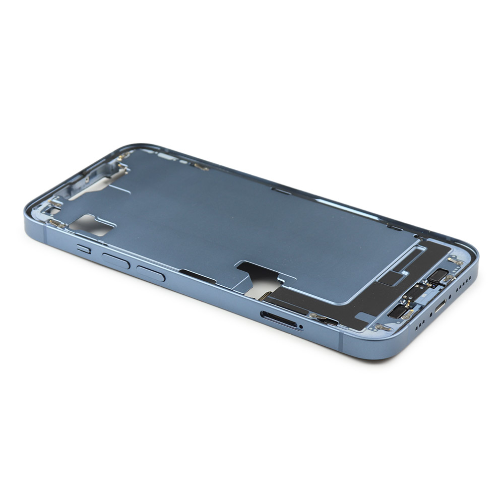 Middle Frame For iPhone 14 Blue Pulled
