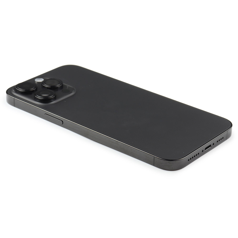 Rear Housing with small parts For iPhone 14 Pro Max Black Pulled