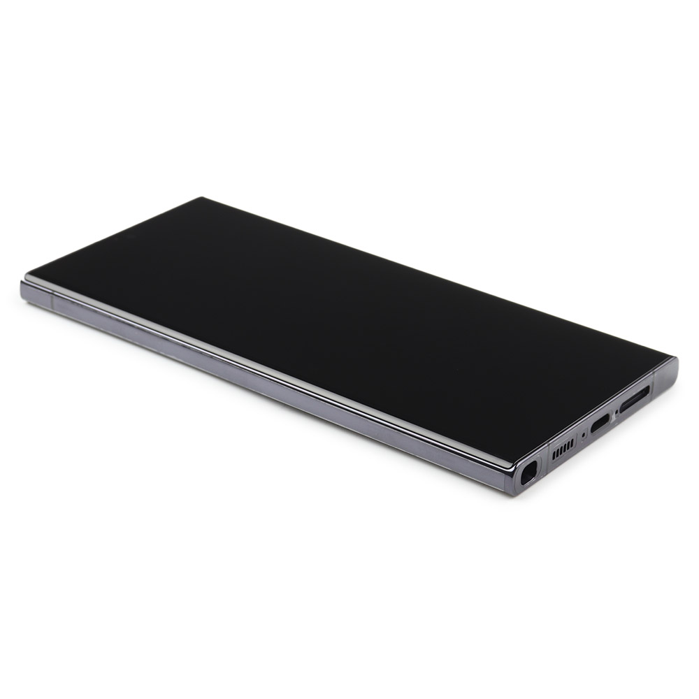 Display (Pre-assembled) Complete with Housing For Samsung Galaxy S23 Ultra (SM-S918B) Black Service Pack