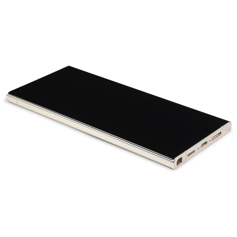 Display (Pre-Assembled) Complete with Housing For Samsung Galaxy S23 Ultra (SM-S918B) Cream Service Pack