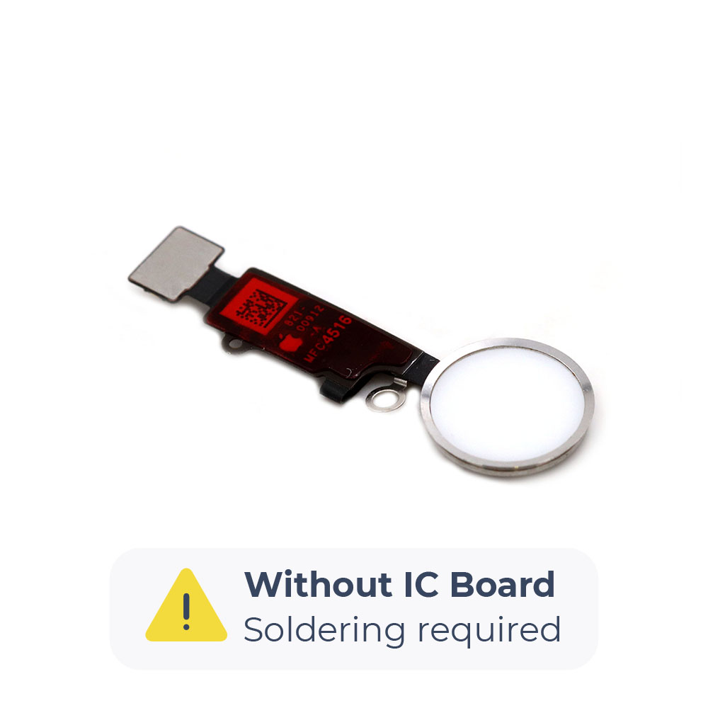 Home Button For iPhone 8 Plus Silver OEM-Equivalent