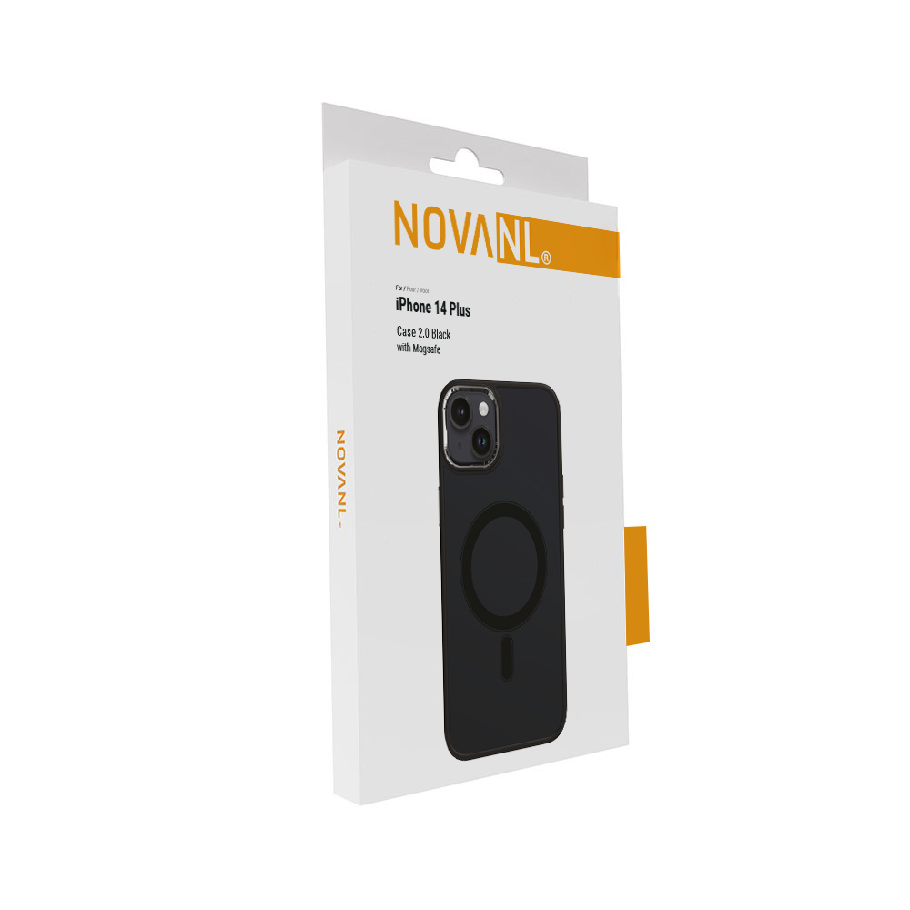 NOVANL MagGuard Case (incl. Magnetics) For iPhone 14 Plus Black