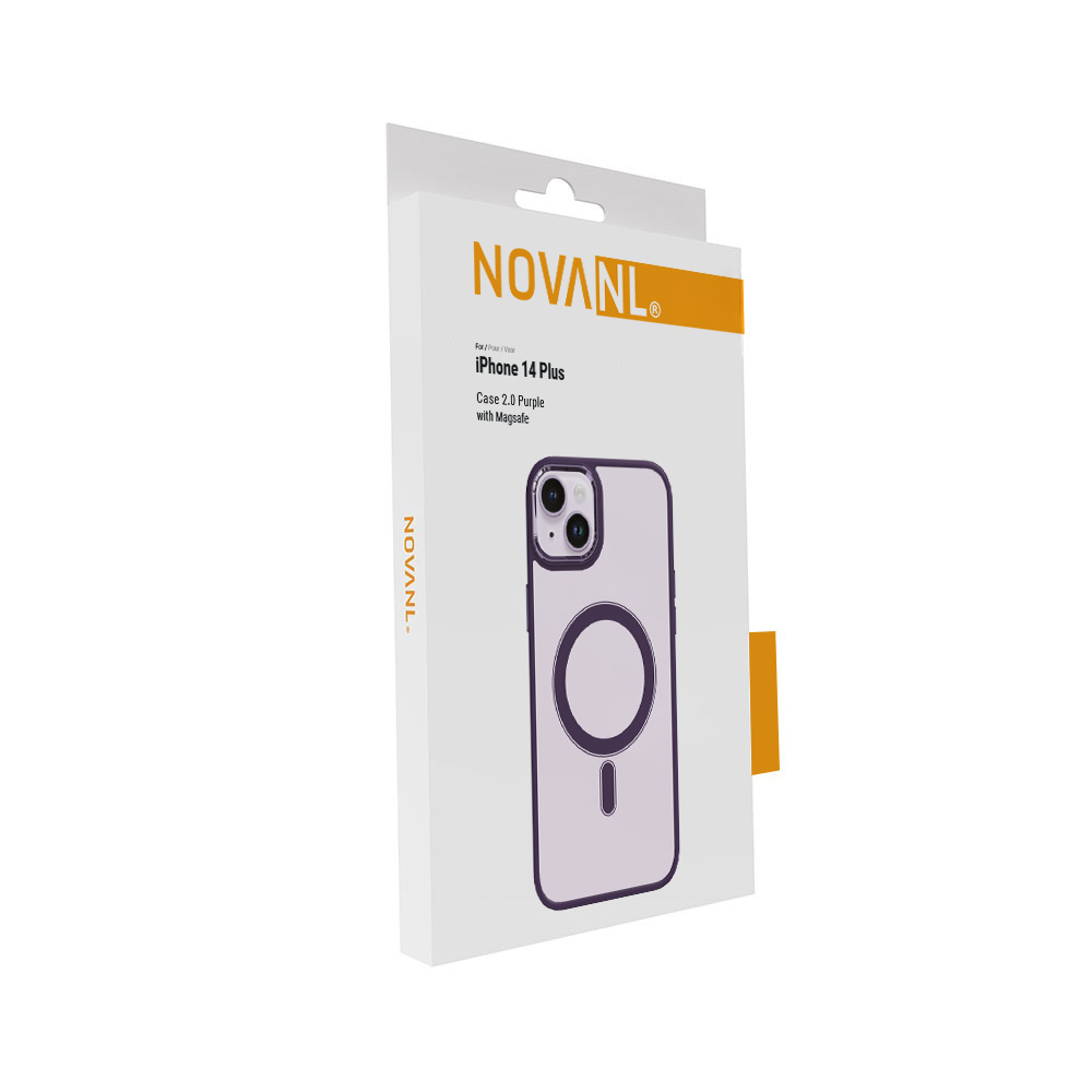 NOVANL MagGuard Case (incl. Magnetics) For iPhone 14 Plus Purple