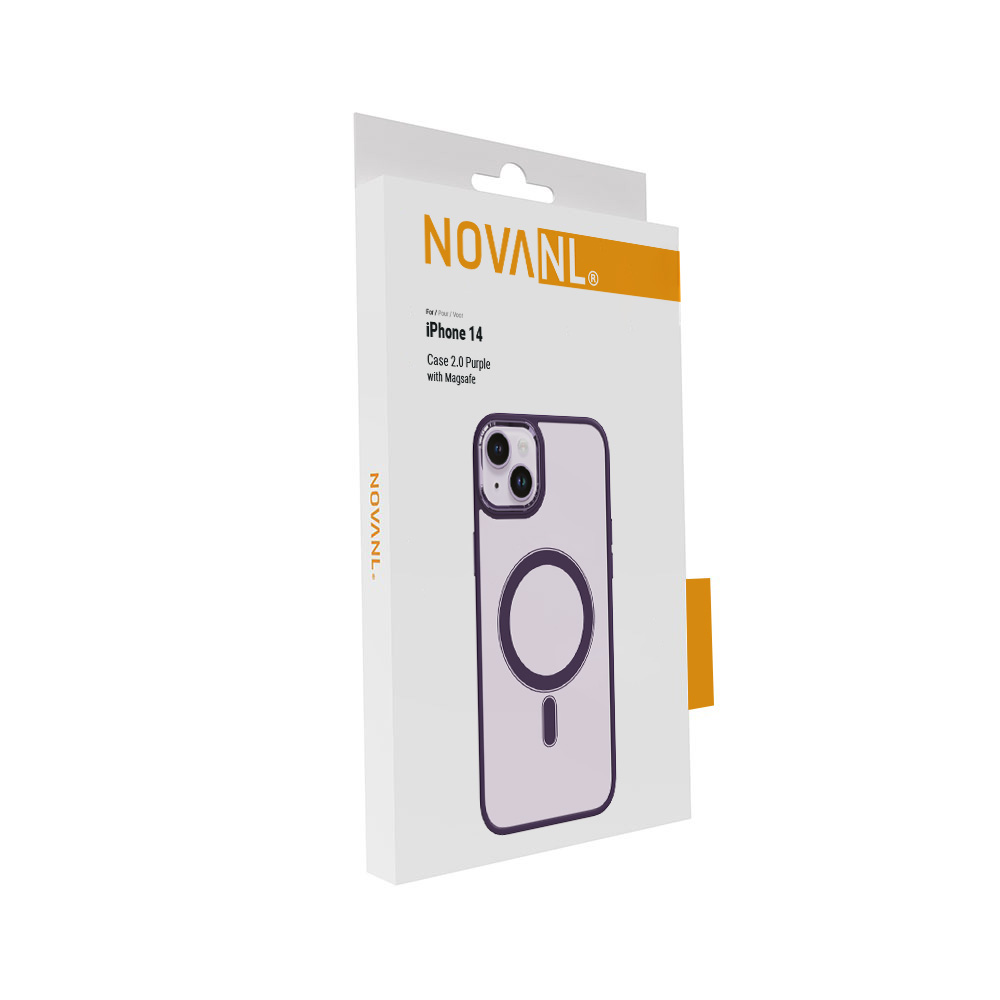 NOVANL MagGuard Case (incl. Magnetics) For iPhone 14 Purple