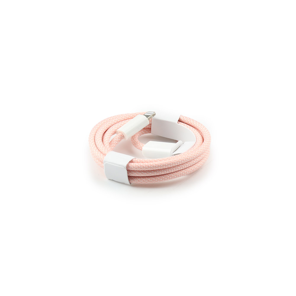 USB-C to 8 Pin Cable (Braided) Pink After Market