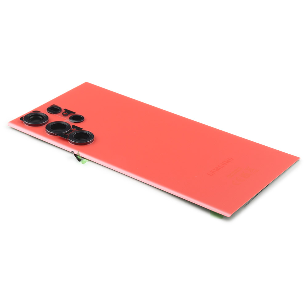 Back Cover For Samsung Galaxy S23 Ultra (SM-S918B) Red Service Pack
