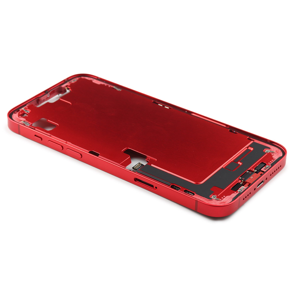 Middle Frame For iPhone 14 Plus Red Pulled