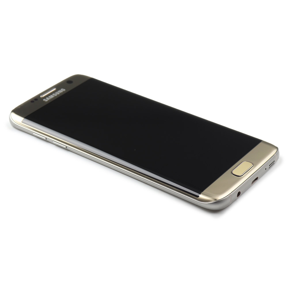 Display Complete with battery and Housing For Samsung Galaxy S7 Edge Gold Service Pack
