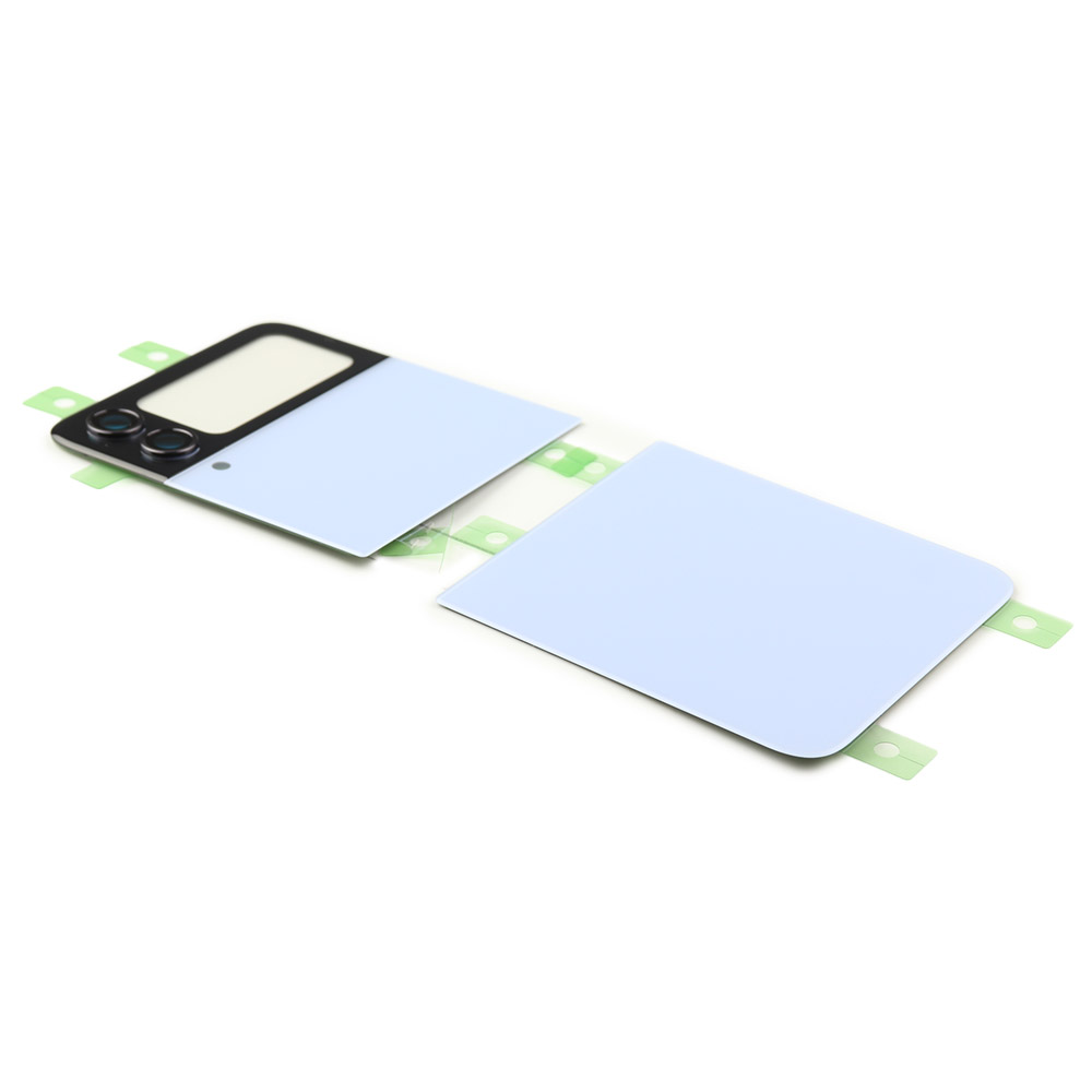 Back Cover For Samsung Galaxy Z Flip 4 Blue OEM-Equivalent