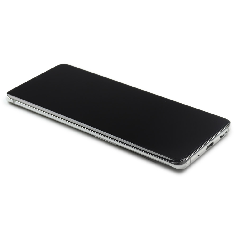 Display Complete with Housing (Without Camera) Cloud For Samsung Galaxy S20 4G SM-G980F / 5G SM-G981B White Service Pack