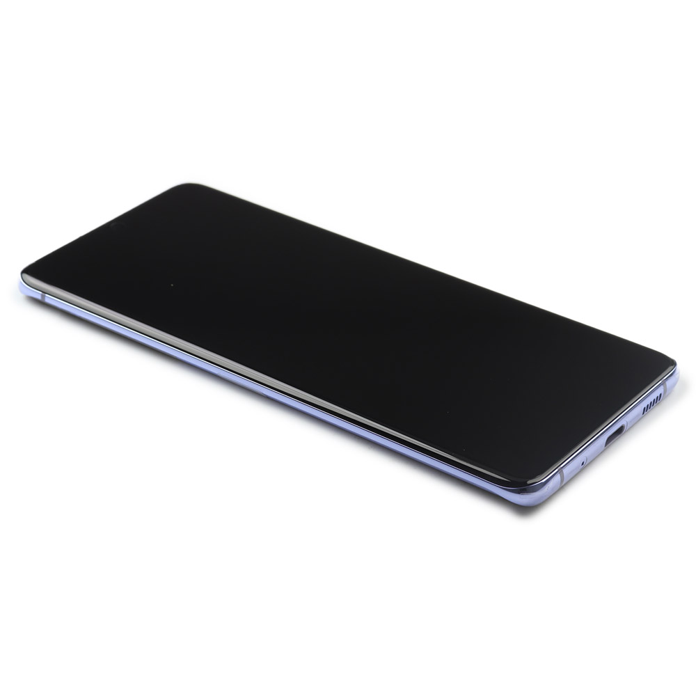 For Samsung Galaxy S20 Plus Display (Without Camera) Complete with Housing Aura Purple Service Pack