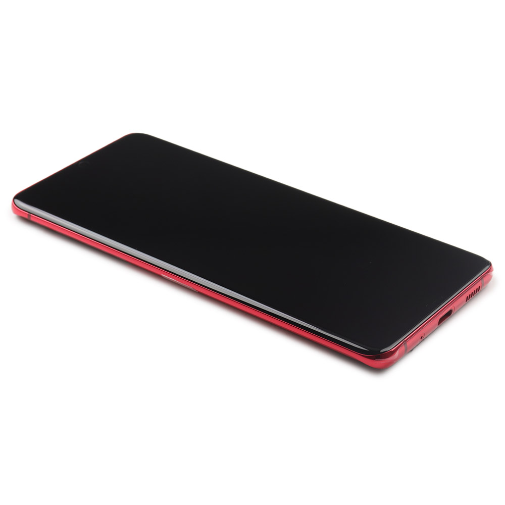 Display Complete with Housing (Without Camera) For Samsung Galaxy S20 Plus Aura Red Service Pack