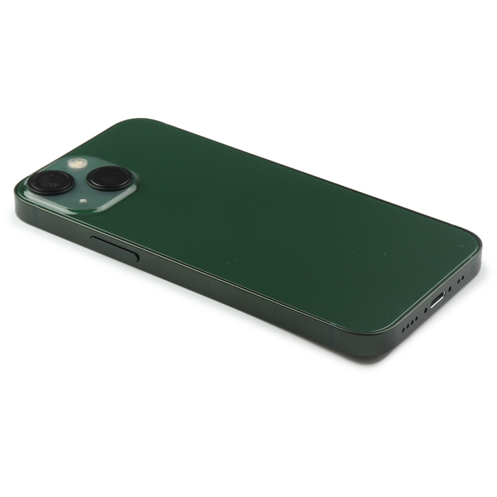 Rear Housing with small parts (EU Version) For iPhone 13 Mini Green Pulled