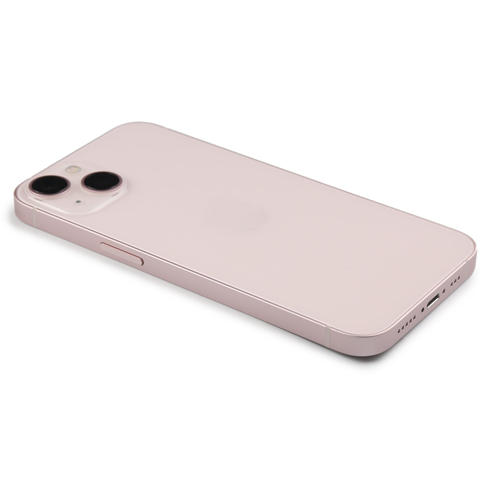 Rear Housing with small parts (EU Version) For iPhone 13 Pink Pulled