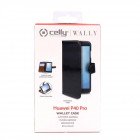 Celly Wally Bookcase For Huawei P40 Pro Black