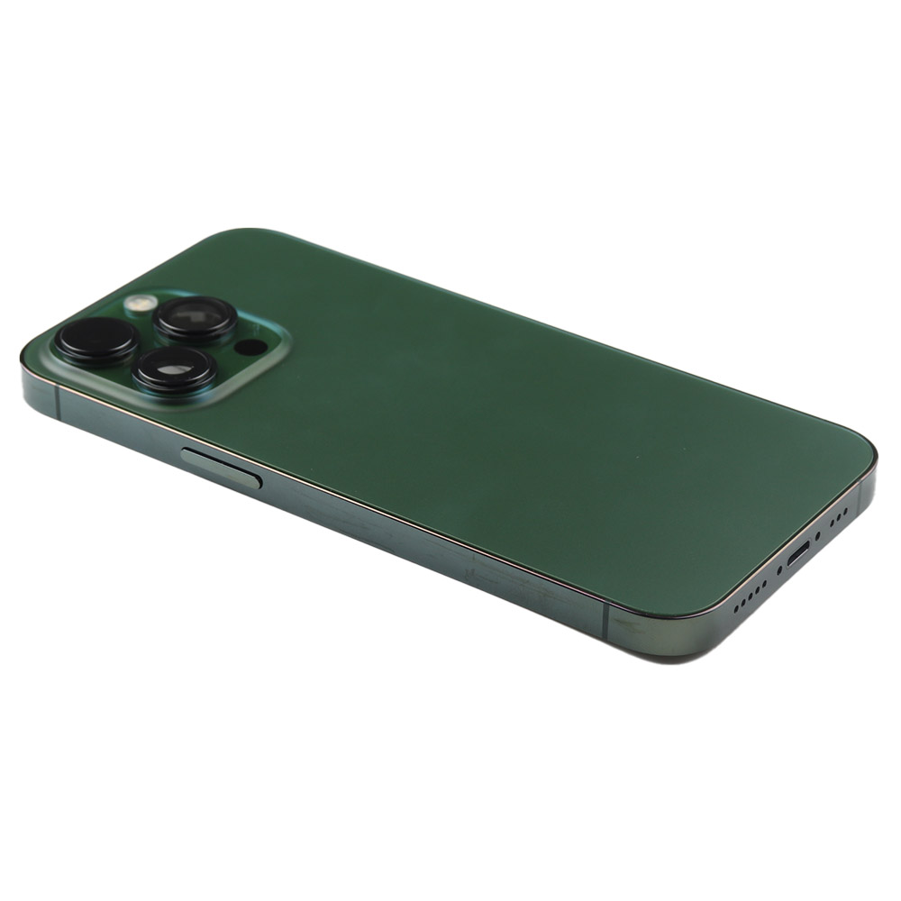 Rear Housing with small parts (EU Version) For iPhone 13 Pro Green Pulled